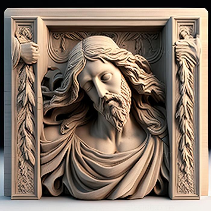 3D model st jesus (STL)